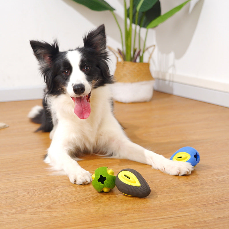 Avocado Rubber Pet Ball for Dogs